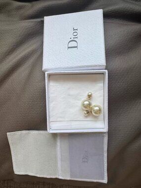 Dior Tribales Pearl Dangle Earrings